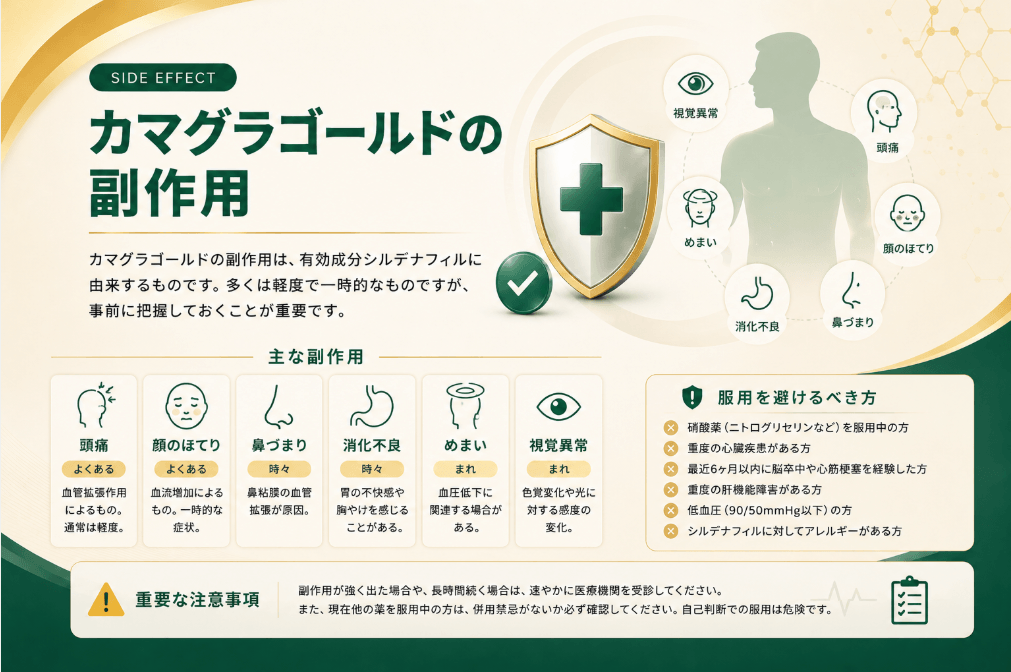 カマグラゴールド 副作用